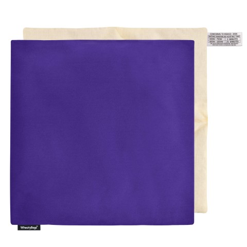 - Royal Blue Fleece Fabric and Removable Cover (Personalised with Text)