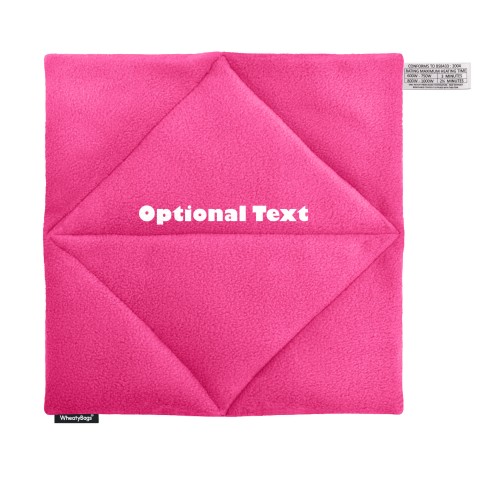 - Fuchsia Pink Fleece Fabric with Organic Lavender
