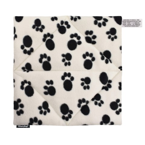 - Paws Print Fleece Fabric with Organic Lavender (Personalised with Text)
