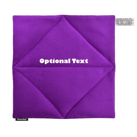 - Purple Fleece Fabric with Organic Lavender