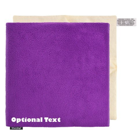 - Purple Fleece Fabric with Lavender and Removable Cover