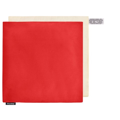(34cm) - Red Cotton Fabric and Removable Cover