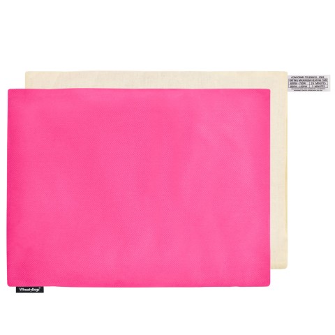 (40cm x 30cm) - Bubblegum Pink Cotton Fabric and Removable Cover