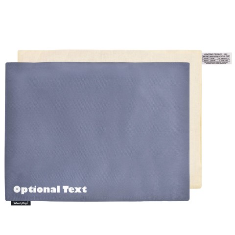 (40cm x 30cm) - Gothic Blue Luxury Cotton Fabric and Removable Cover (Personalised with Text)