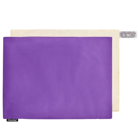 (40cm x 30cm) - Purple Polycotton Fabric and Removable Cover