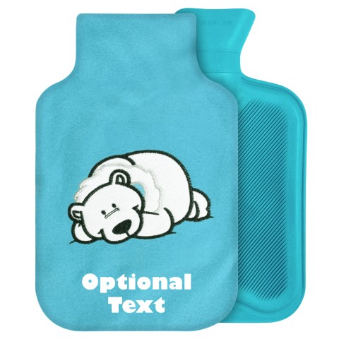 - Standard (2 Litre) - Turquoise with Polar Bear (Personalised with Text)