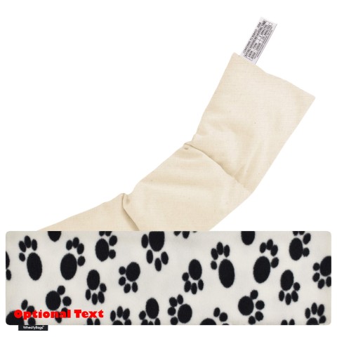 - Paws Print Fleece Fabric Removable Cover