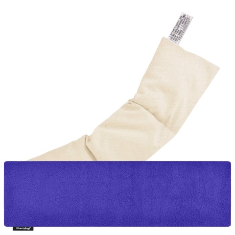 - Royal Blue Fleece Fabric with Organic Lavender Removable Cover (Personalised with Text)