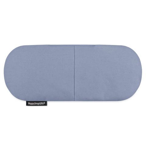 (Buckwheat Filling) - Gothic Blue Luxury Cotton Fabric with Lavender (Personalised with Text)