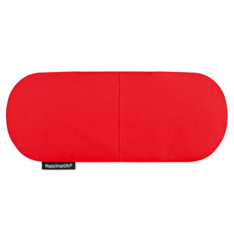 (Buckwheat Filling) - Red Cotton Fabric (Personalised with Text)