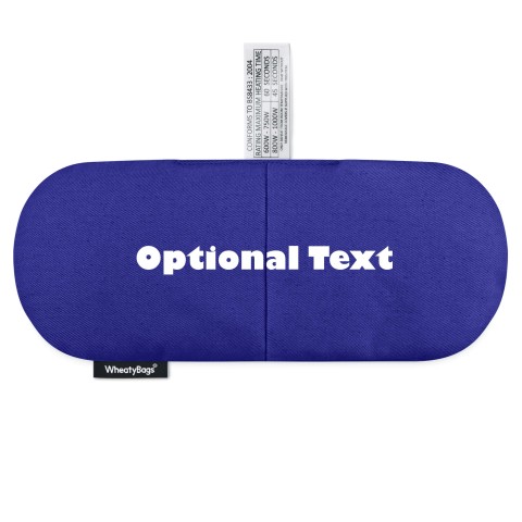 (Wheat Filling) - Royal Blue Cotton Fabric with Lavender