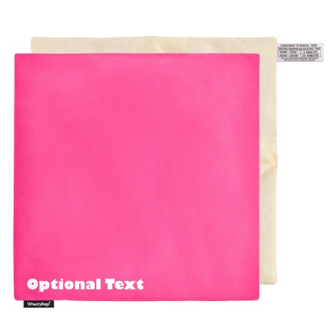 - Bubblegum Pink Cotton Fabric Removable Cover