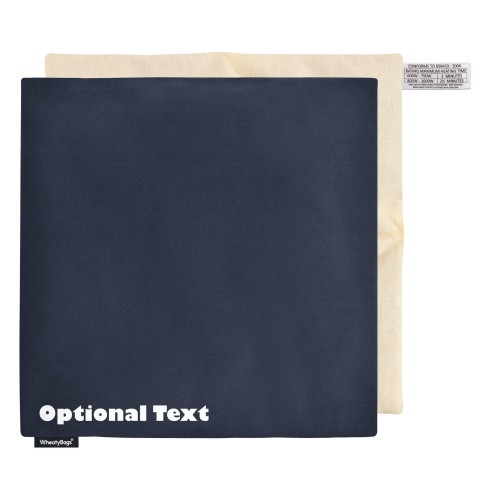 - Navy Blue Cotton Fabric Removable Cover