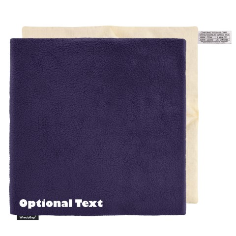 - Navy Blue Fleece Fabric Removable Cover