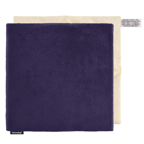 - Navy Blue Fleece Fabric Removable Cover (Personalised with Text)