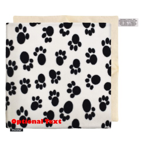 - Paws Print Fleece Fabric and Removable Cover