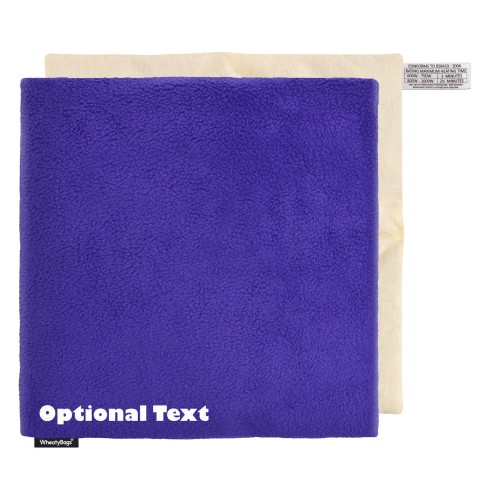 - Royal Blue Fleece Fabric and Removable Cover