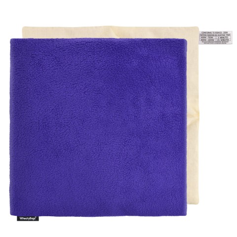 - Royal Blue Fleece Fabric and Removable Cover (Personalised with Text)