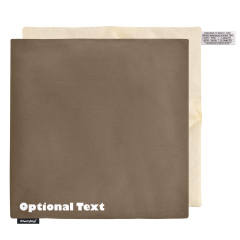 - Chocolate Luxury Cotton Fabric Removable Cover