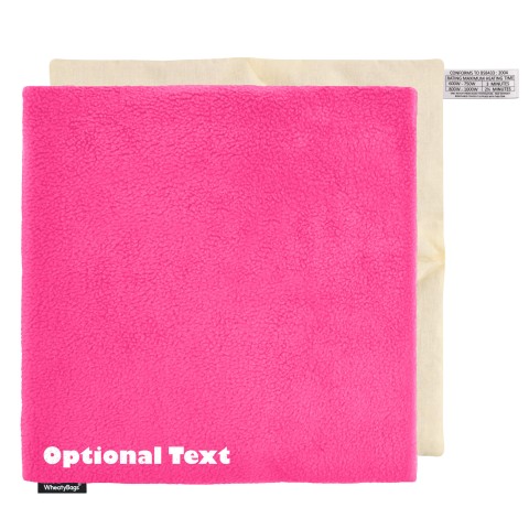 - Fuchsia Pink Fleece Fabric and Removable Cover