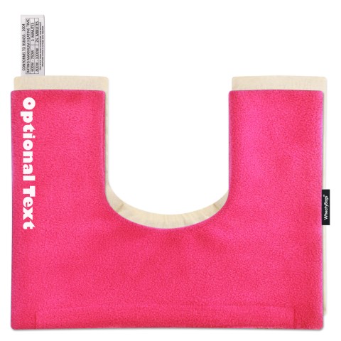 - Fuchsia Pink Fleece Fabric Removable Cover