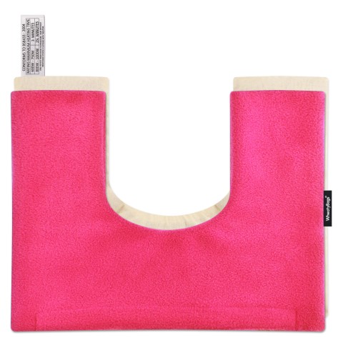 - Fuchsia Pink Fleece Fabric Removable Cover (Personalised with Text)