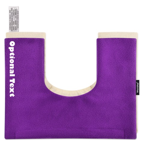 - Purple Fleece Fabric Removable Cover