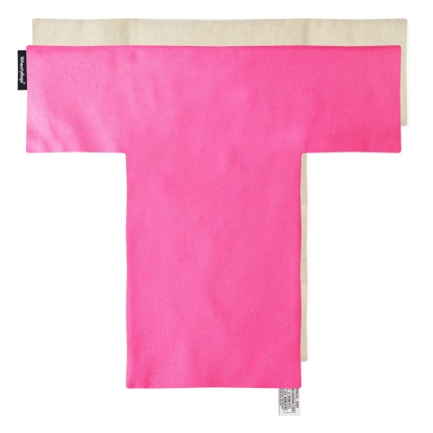 - Bubblegum Pink Cotton Fabric and Removable Cover (Personalised with Text)