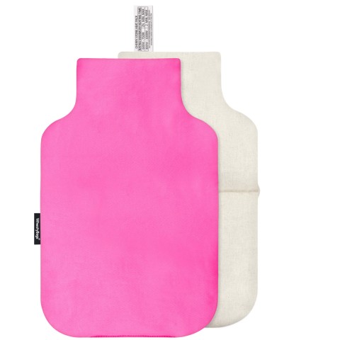 - Bubblegum Pink Cotton Fabric with Organic Lavender and Removable Cover (Personalised with Text)