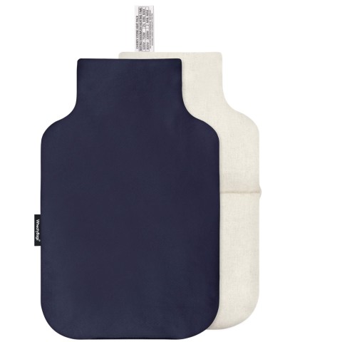 - Navy Blue Cotton Fabric with Organic Lavender and Removable Cover (Personalised with Text)