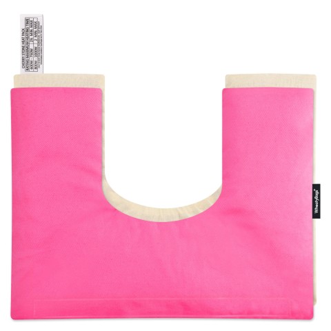 - Bubblegum Pink Cotton Fabric with Organic Lavender Removable Cover (Personalised with Text)