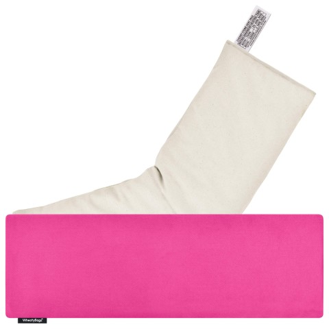 (49cm x 15cm) - Bubblegum Pink Cotton Fabric with Organic Lavender Removable Cover (Personalised with Text)