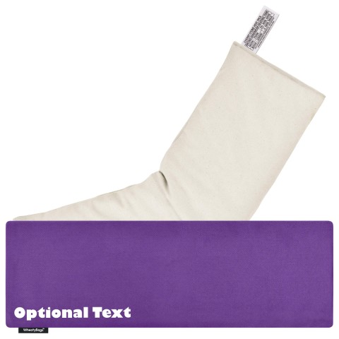 (49cm x 15cm) - Purple Polycotton Fabric with Organic Lavender Removable Cover