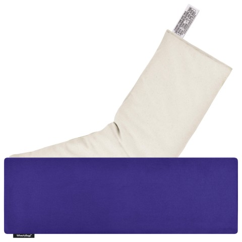 (49cm x 15cm) - Royal Blue Polycotton Fabric with Organic Lavender Removable Cover (Personalised with Text)