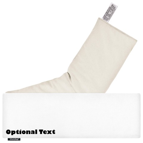 (49cm x 15cm) - White Polycotton Fabric with Organic Lavender Removable Cover