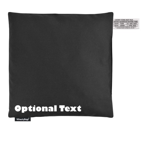 (23cm) - Black Polycotton Fabric with Organic Lavender