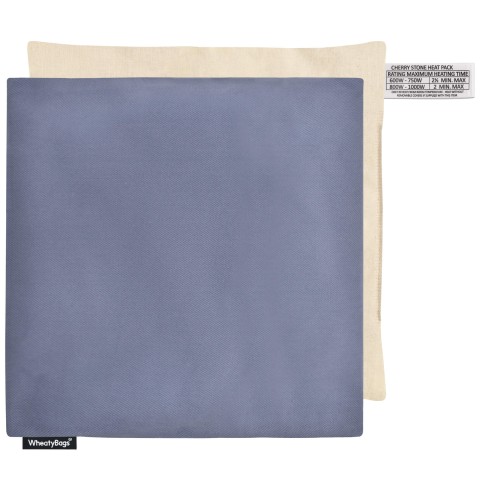 (23cm) - Gothic Blue Luxury Cotton Fabric with Organic Lavender and Removable Cover (Personalised with Text)