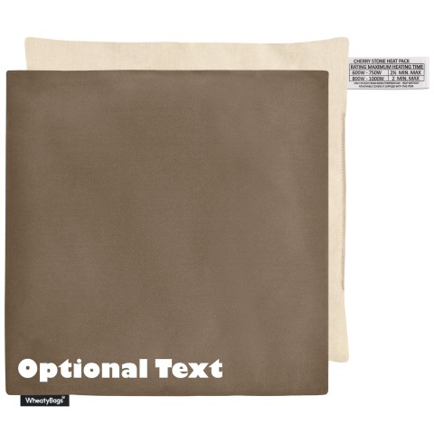 (23cm) - Chocolate Luxury Cotton Fabric with Organic Lavender and Removable Cover
