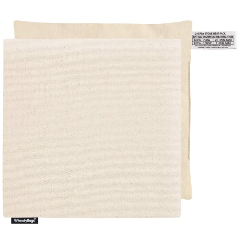 (23cm) - Natural Organic Cotton with Organic Lavender and Removable Cover (Personalised with Text)