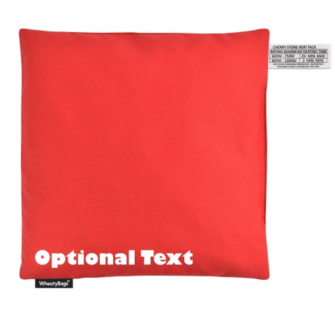 (23cm) - Red Polycotton Fabric with Organic Lavender