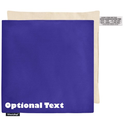 (23cm) - Royal Blue Cotton Fabric with Organic Lavender and Removable Cover