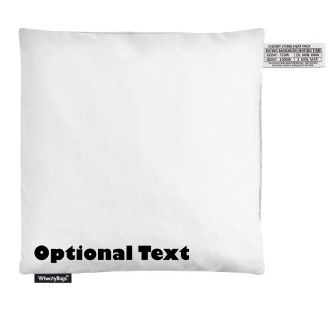 (23cm) - White Polycotton Fabric with Organic Lavender