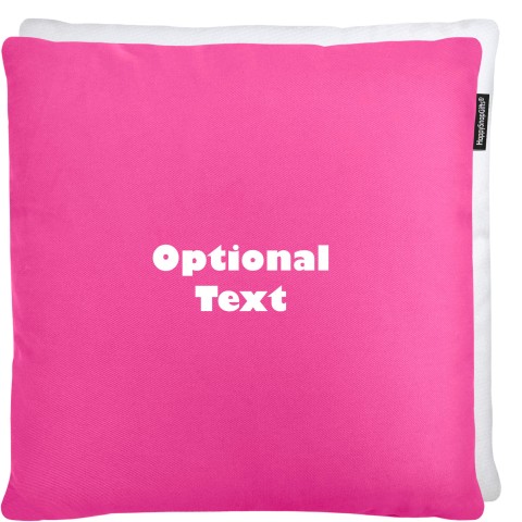 (40cm) - Bubblegum Pink Cotton Fabric and Removable Cover (Zip)