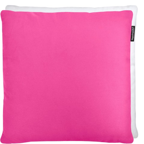(40cm) - Bubblegum Pink Cotton Fabric and Removable Cover (Zip) (Personalised with Text)