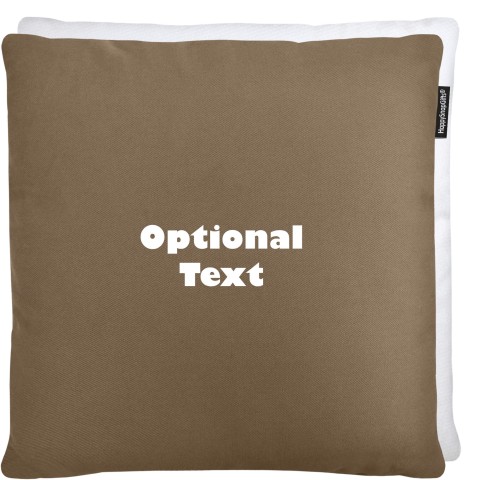 (40cm) - Chocolate Luxury Cotton Fabric and Removable Cover (Zip)