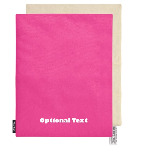 - Bubblegum Pink Cotton Fabric and Removable Cover