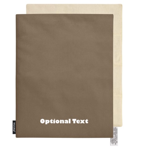 - Chocolate Luxury Cotton Fabric and Removable Cover