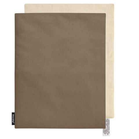 - Chocolate Luxury Cotton Fabric and Removable Cover (Personalised with Text)
