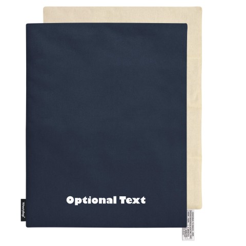 - Navy Blue Cotton Fabric and Removable Cover