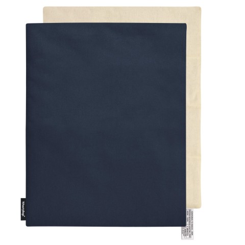- Navy Blue Cotton Fabric and Removable Cover (Personalised with Text)